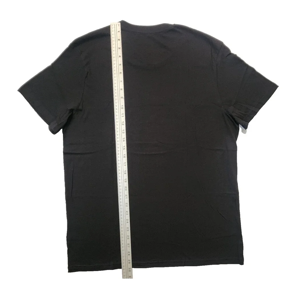 G by GUESS Los Angeles Men's Short Sleeve T-Shirt Size XL Danny Tee Black/Gold - Picture 6 of 7